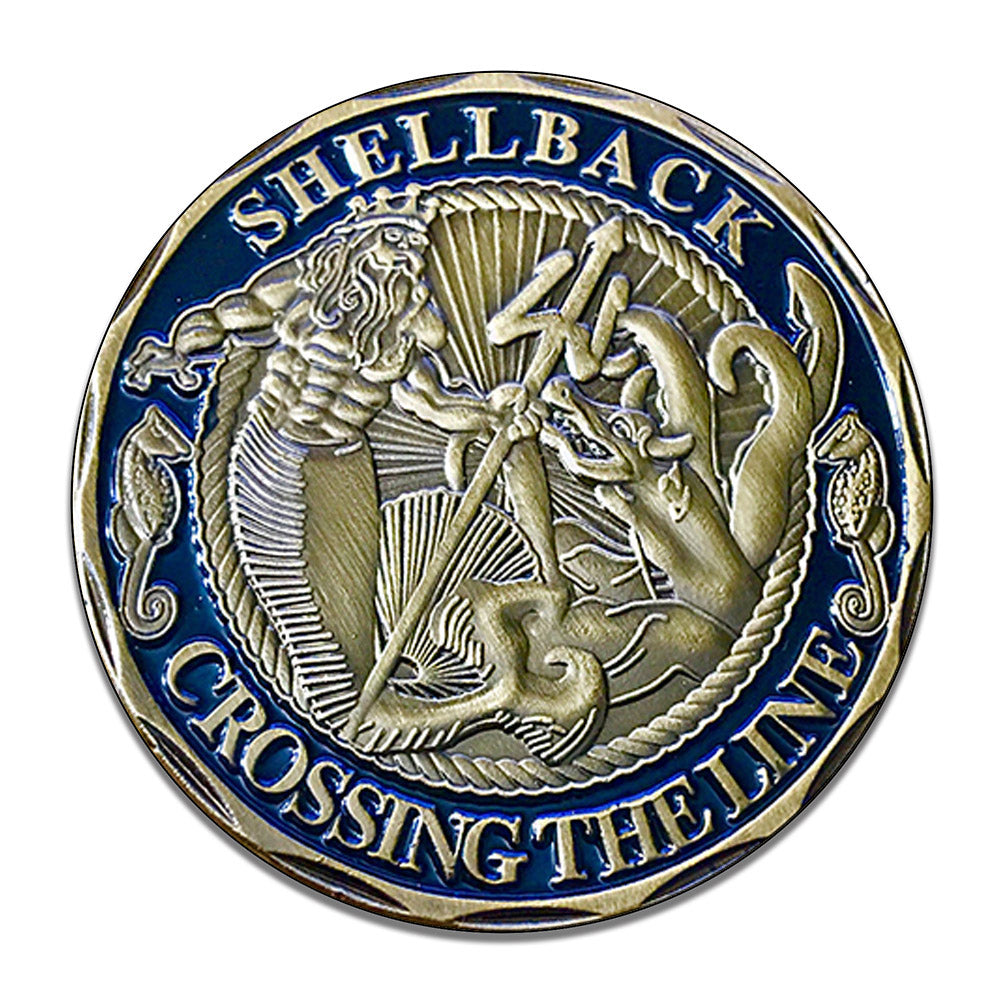 Round Signs - US Navy Shellback Crossing the Line