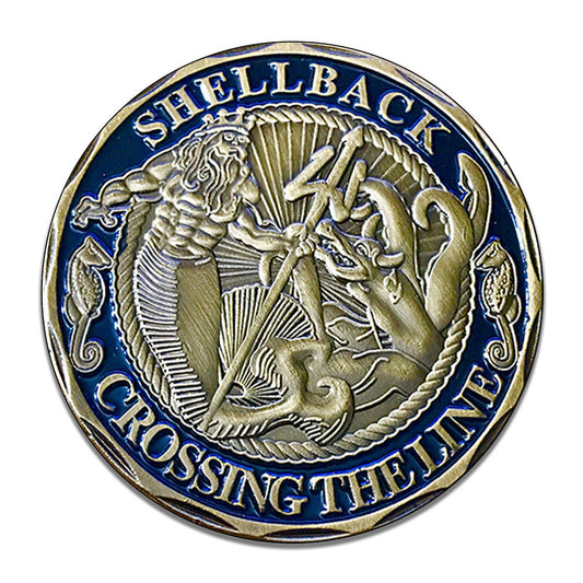 Round Signs - US Navy Shellback Crossing the Line