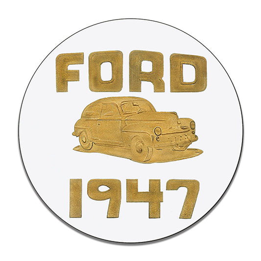 Round Sign - 1947 Ford Car Design Classic Car