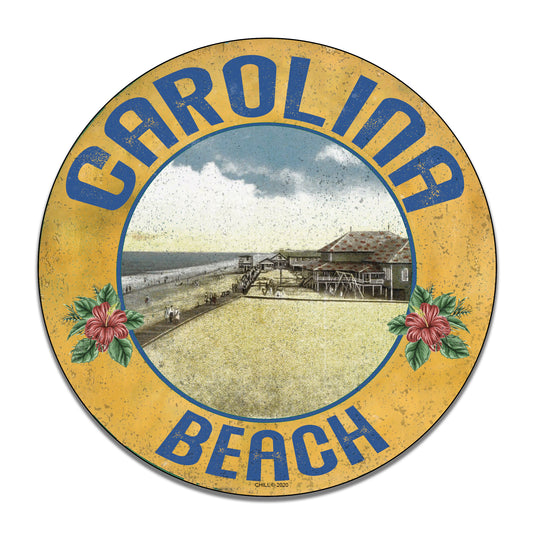 Round Signs - Carolina Beach North Carolina Boardwalk Design