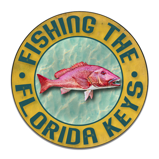 Round Signs - Red Snapper Fishing the Florida Keys