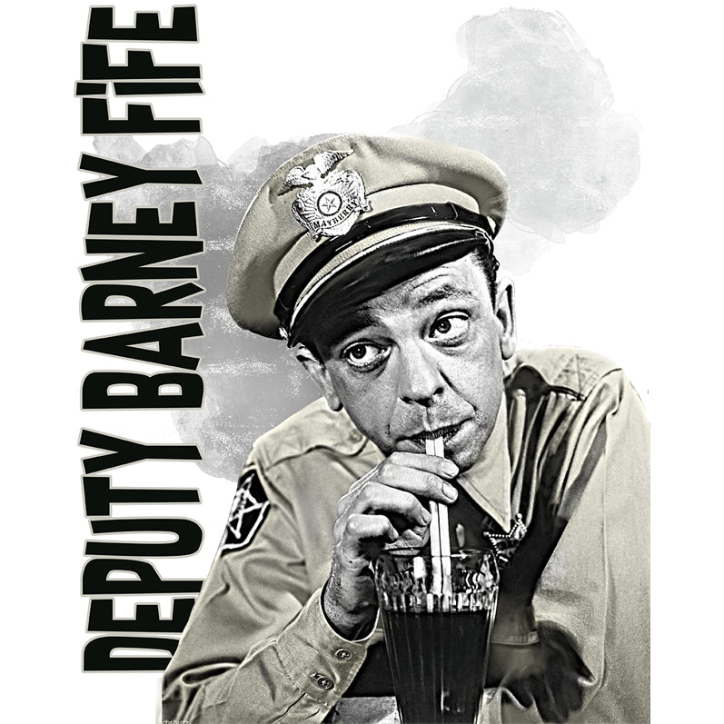 T-shirt Cotton - Barney Fife w Milk Shake