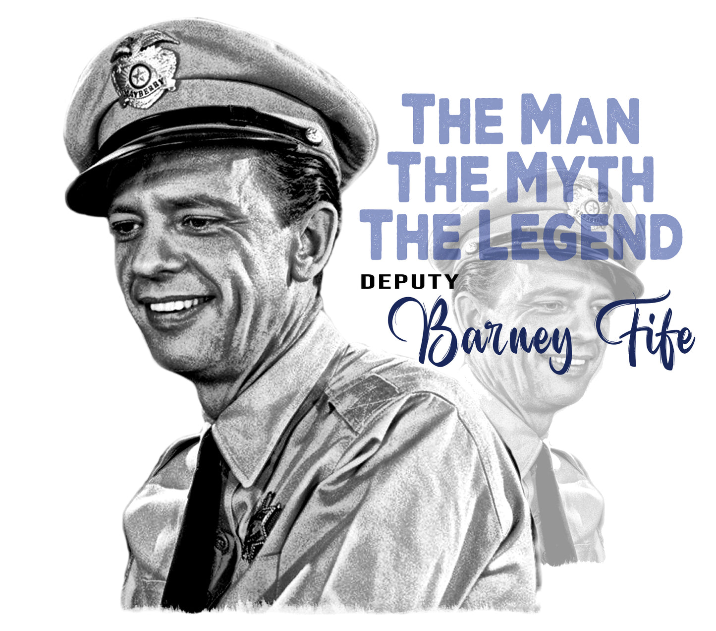 T-shirt Cotton - Barney Fife The Man The Myth The Legend